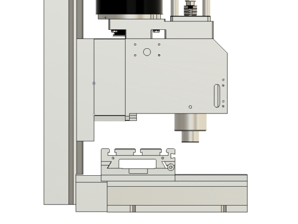Travel range back G0704 Ultimate Spindle Upgrade Kit — view 4