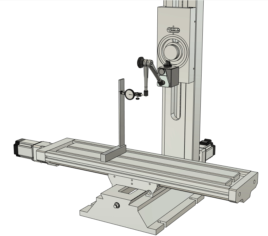 G0704 spindle upgrade kit installation — tram step 1