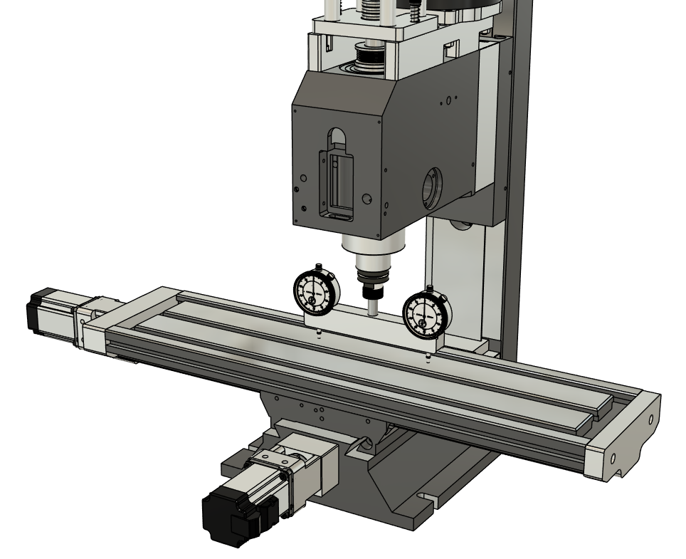 G0704 spindle upgrade kit installation — tram step 4